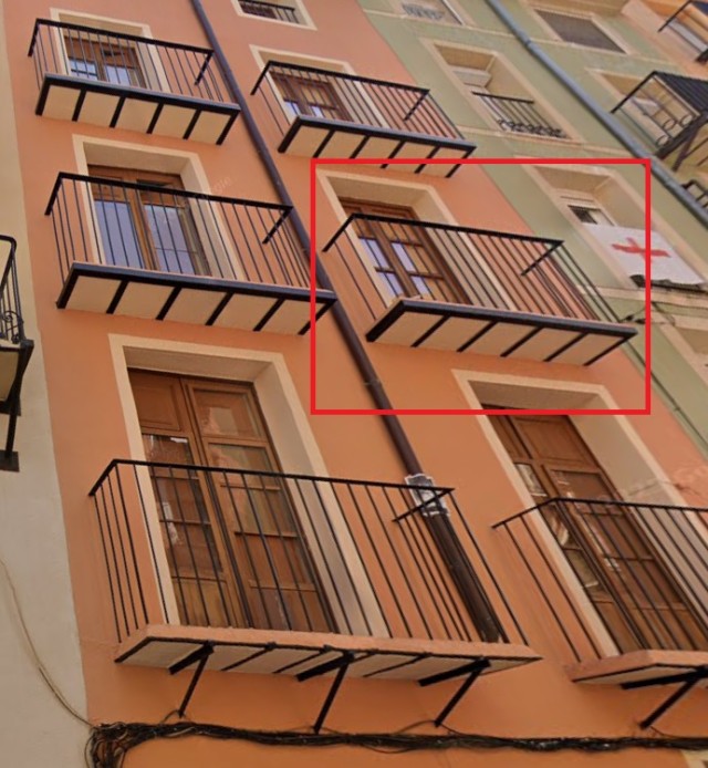 Se alquila balcón para fiestas